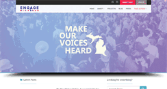 Desktop Screenshot of engagemichigan.org